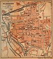 Историческая карта Хильдесхайма, 1910