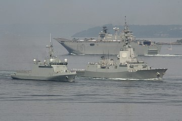 Navios da marinha de guerra da Espanha.
