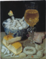 Stillleben mit Brot und Zuckerwerk von Georg Flegel, ca. 1633–1636
