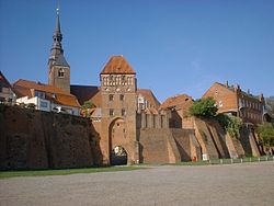 Elbe Gate and St. Stephen's Church