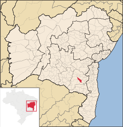 Localização de Planalto na Bahia