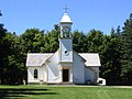 The Sainte-Anne-du-Bocage chapel in Caraquet (1818).