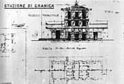 La stazione di Granica (frazione di Castelnuovo di Farfa)