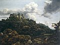 Die Burg gemalt von Jacob van Ruisdael (1653)