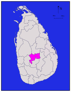 Distretto di Kandy – Localizzazione