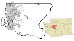Location of Baring, Washington