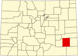 Koartn vo Bent County innahoib vo Colorado