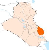 Location of محافظہ میسان