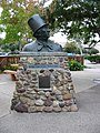 Statue av Hans Christian Andersen i Solvang