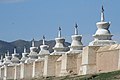 Stupa quanh tu viện Erdene Zuu tại Karakorum, Mông Cổ
