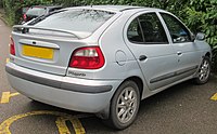 Post-facelift Renault Mégane five-door (hatchback)