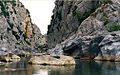 Rzeka Verdouble u stóp jaskini Arago