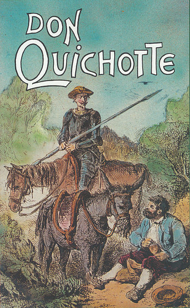 Couverture de "Don Quichotte pour les enfants", par Telory, 1850.