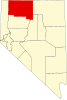 Localização do Condado de Humboldt (Nevada)