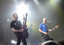 Svenska skatepunkbandet Millencolin, 2008.