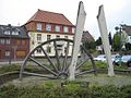 Monument for the coal pit "Carl-Alexander" erected on Reyplatz