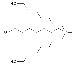 Struktur von Trioctylphosphinoxid