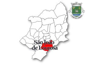 Localização no município de Viseu