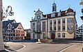 Rathaus, Thomas-Bornhauser-Brunnen und Wirtschaft «zum Löwen»
