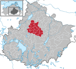 Amt Stavenhagen – Mappa