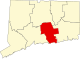 State map highlighting Middlesex County