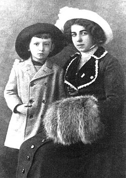 Marie Wagnerová se synem Vildou