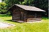 Répique d'une cabane à Old Fairfield