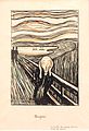 Edvard Munch, Skrig (litografi),[4] 1895, Gundersen Collection