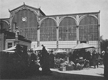 Alte Markthalle Stuttgart, 1912.