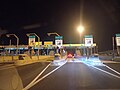 Casello di ingresso di un'autostrada italiana