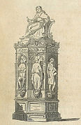 Representación del monumento a Carlos Manuel II de Saboya