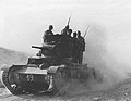 En sovjetisk kampvogn anvendt af republikanerne under den spanske borgerkrig.