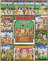 Vishnu en zijn tien avatara's