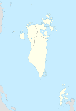Mapa konturowa Bahrajnu