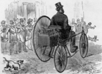 1881: Tricycle von Gustave Trouvé
