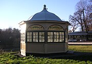 Ett lusthus i Stockholm, vid Djurgårdsbrunn.