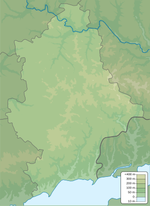 Брандушка (урочище). Карта розташування: Донецька область