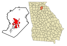 Gainesville – Mappa