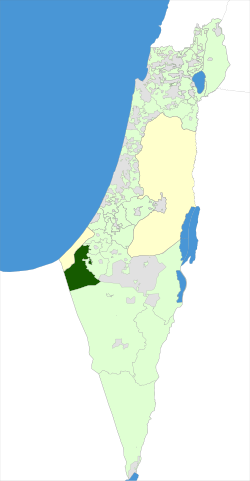 Location of Eshkol