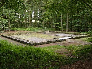 Rovine del fortino di Holzheimer Unterwald nei pressi di Langgöns e Pohlheim