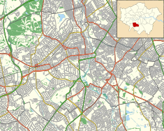 Mitcham Vestry Hall is located in London Borough of Merton