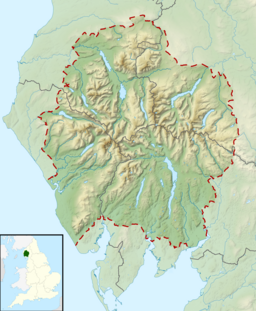 Blea Tarn is located in the Lake District