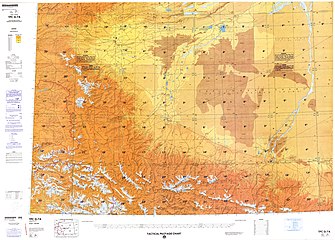 Map including Kokyar (K'u-k'o-ya) (DMA, 1984) [c]