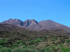 View of Mousa Ali from the southwest side.