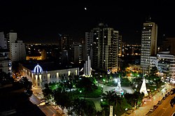 Plaza Adolfo Alsina kaupungin keskustassa