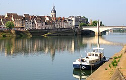 Saône-jokea Chalonissa.