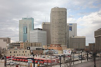 Downtown view of Winnipeg