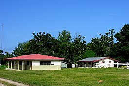 School in het dorp Eton aan de oostkust.