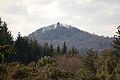 Blick vom Raßberg zur markanten Kuppe der Hohen Acht