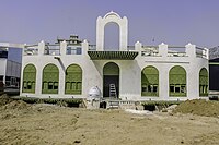 Het huis van Bait Amir Al Bahr ("prins van de zee") bij de oude stad Balad.